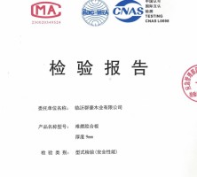 山东2025难燃胶合板9厘检测报告厂家